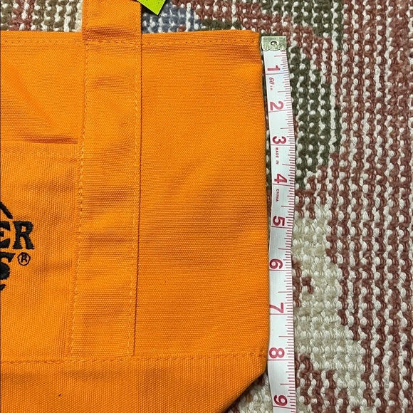 NWT Trader Joe’s Limited Edition Trick or Treat Orange Mini Canvas Tote Bag - Picture 5 of 7